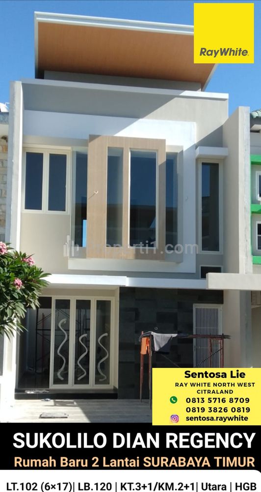 MURAH Jual Rumah Baru Sukolilo Dian Regency Surabaya Timur Dekat Pakuwon City, Kampus ITS, Galaxy Mall