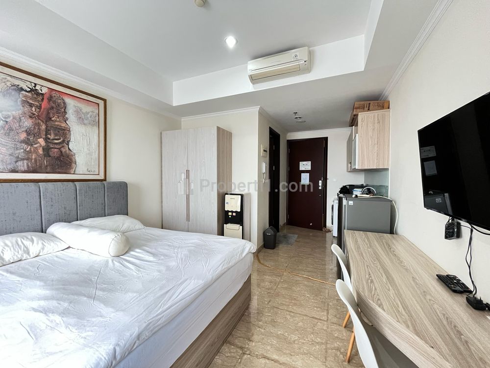 For Rent Apartemen Menteng Park Tipe Studio Fully Furnished, Dekat Taman Ismail Marzuki, RSCM, Bunda Hospital, dan Kampus UI Salemba