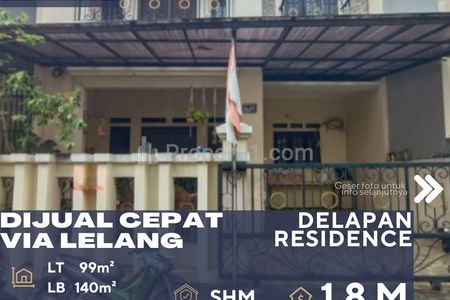 Dijual Cepat Rumah Via Lelang di Daerah Jagakarsa Jakarta Selatan