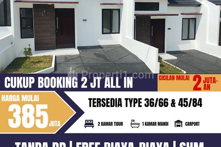 Dijual Rumah Murah Dekat Stasiun Bojonggede Bogor | Free DP | 2 Juta All In