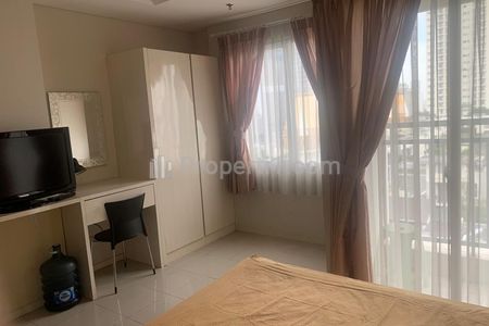 Sewa Apartemen Cosmo Terrace Thamrin City Tipe Studio Full Furnished, Dekat Grand Indonesia, Plaza Indonesia, dan Menara BCA