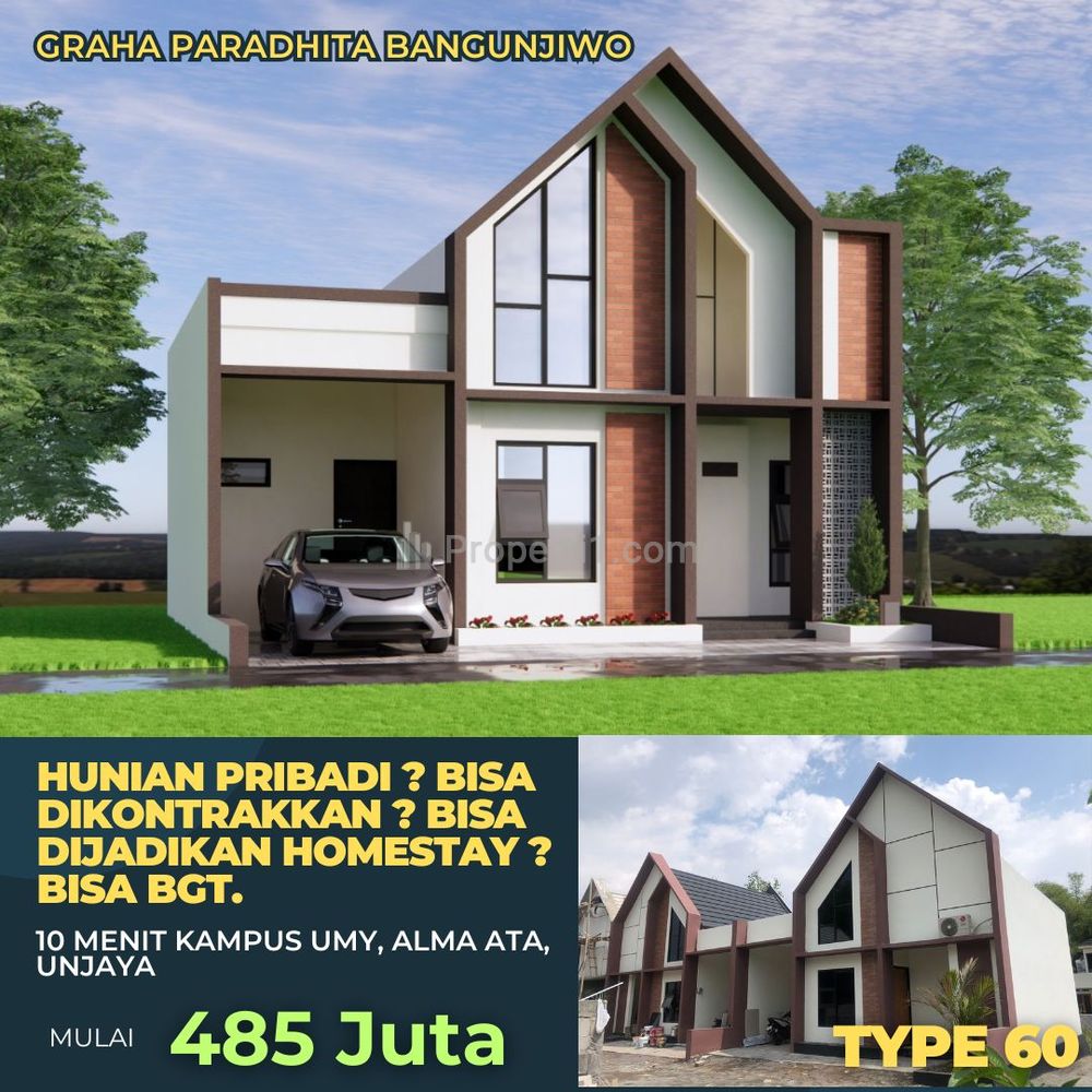 Dijual Rumah di Bangunjiwo Bantul, Sisa 1 Unit Bisa KPR