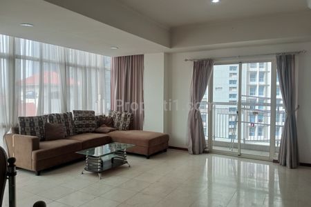 Disewakan Apartemen Royal Mediterania Garden, 3+1 BR Furnished Uk 100m2