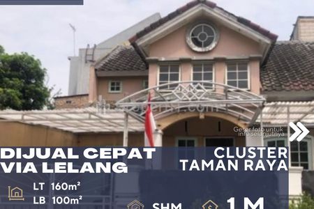 Dijual Cepat Rumah Via Lelang di Citra Raya, Cikupa, Tangerang