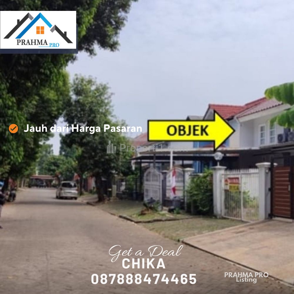 Dijual Cepat Rumah Via Lelang di Vila Serpong, Serpong Utara, Tangerang Selatan