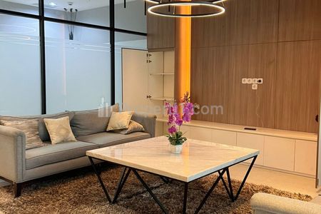 For Rent Office Space (Ruang Kantor) Treasury Tower Sudirman SCBD District 8 Senopati 133sqm Furnished - Close to Ashta Mall MRT Busway Grand Lucky