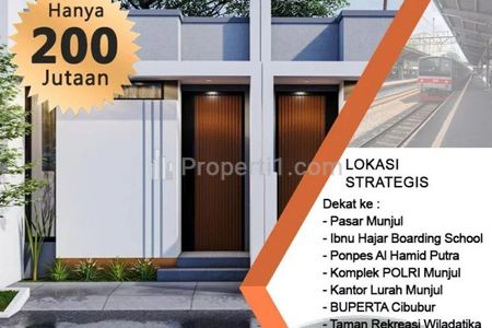 Jual Rumah Cluster Minimalis Dekat Pasar Munjul di Cipayung, Jakarta Timur