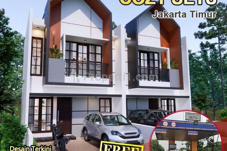 Jual Rumah Cluster Cozy Setu di Cipayung, Jakarta Timur Dekat Mabes