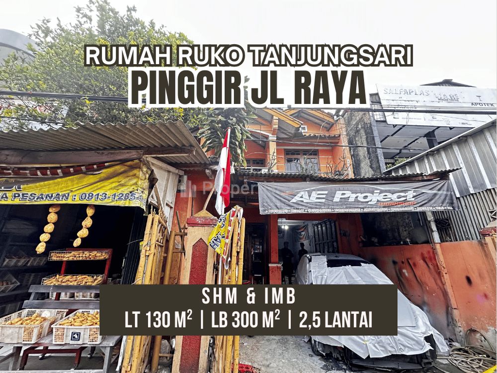 Jual Rumah Pinggir Jalan Raya Tanjungsari Sumedang Cocok untuk Usaha