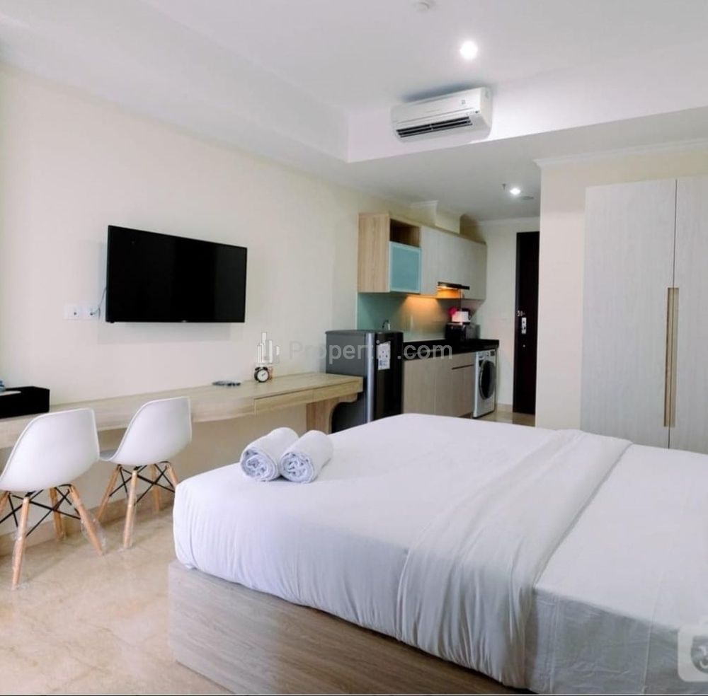 For Sale Apartemen Menteng Park Tower Sapphire Type Studio Full Furnished, Dekat TIM, RSCM, Bunda Hospital, dan Kampus UI Salemba