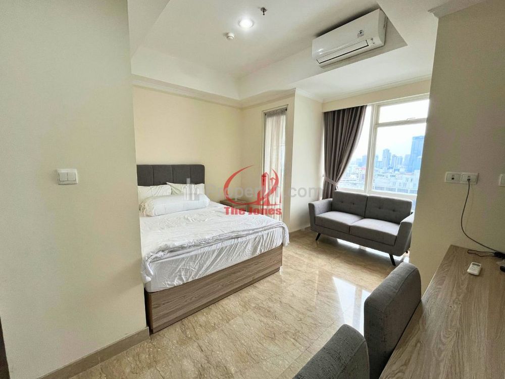 Sewa Apartemen Menteng Park Tipe 1 Bedroom Fully Furnished, Dekat TIM, RSCM, Bunda Hospital, dan Kampus UI Salemba