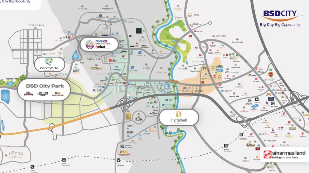 Dijual Kavling Komersil West Village Lokasi Strategis di BSD City Tangerang
