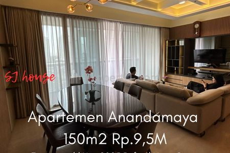 Jual Apartemen Anandamaya Residence 2 Kamar Kondisi Tersewa s/d Nov 2025 Refund Uang Sewa