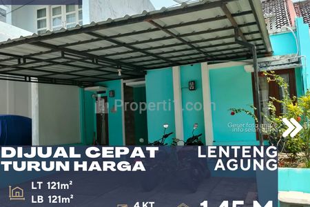 Dijual Rumah Dalam Cluster Lokasi Strategis di Lenteng Agung, Jakarta Selatan