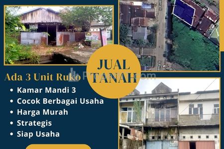 Dijual Tanah Luas Plus Ruko Jalan Utama Purnama Pontianak