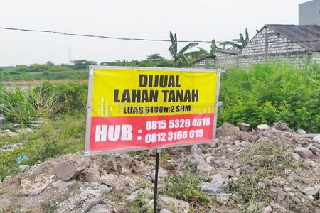 Jual Tanah Lahan Tambak 6.400 m2 di Duduk Sampeyan Gresik Dekat Pasar Desa Duduk Sampeyan, Stasiun Duduk, SMKN 1 Duduk Sampeyan