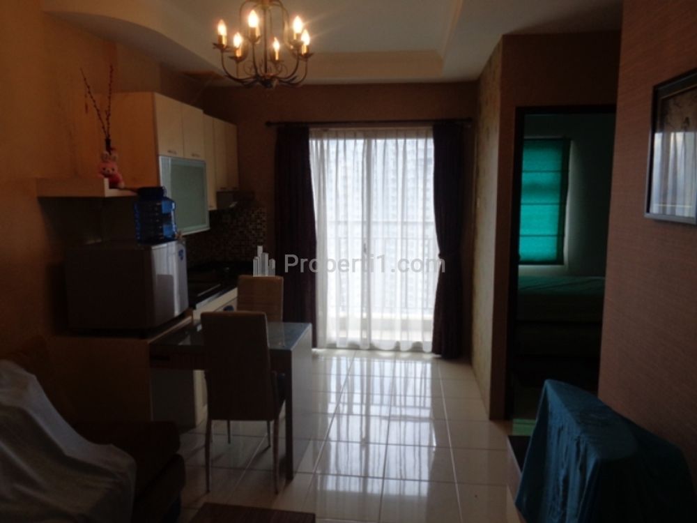 Disewakan Apartemen Mediterania Garden 2, 2BR Furnish Ukuran 42m2