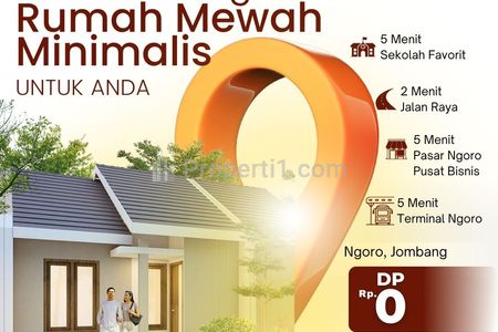 Dijual Rumah di Jombang 5 Menit Puskesmas Kesamben Legalitas SHM