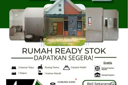 Jual Rumah Modern Minimalis Dalam Perumahan di Setu Bekasi