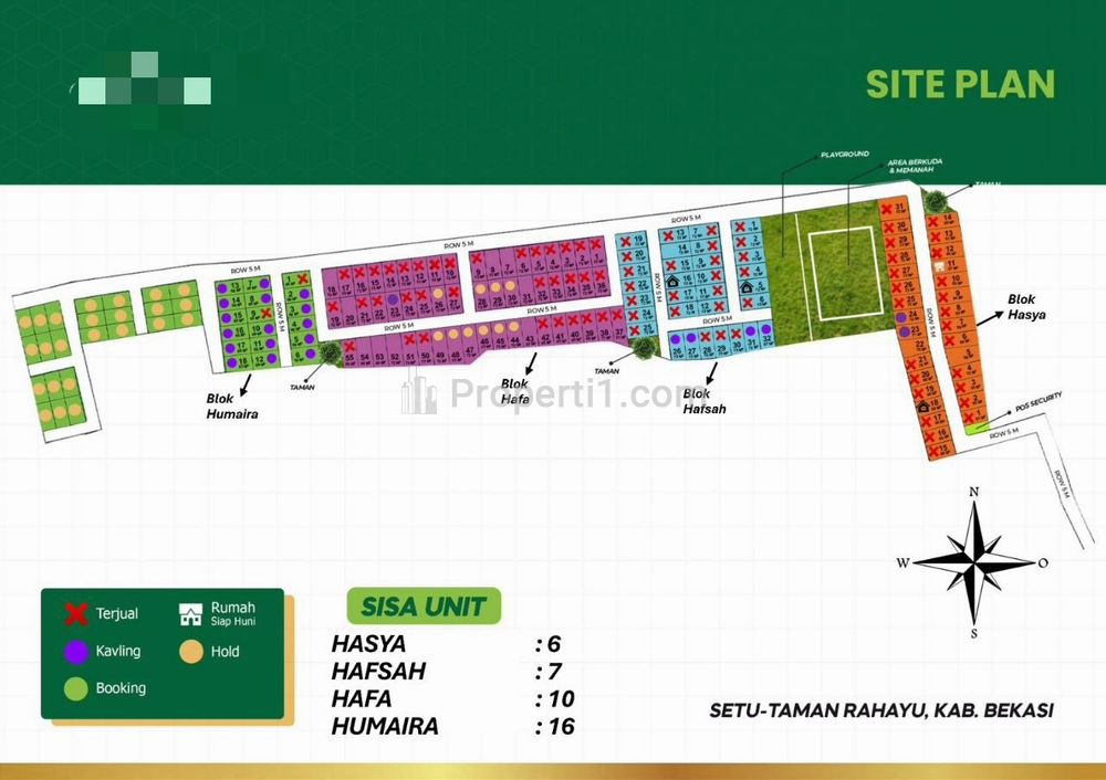 Jual Rumah Modern Minimalis Dalam Perumahan di Setu Bekasi