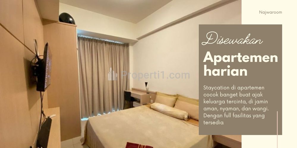 Disewakan Harian Apartemen Treepark BSD - Studio Furnished