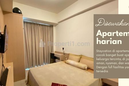 Disewakan Harian Apartemen Treepark BSD - Studio Furnished