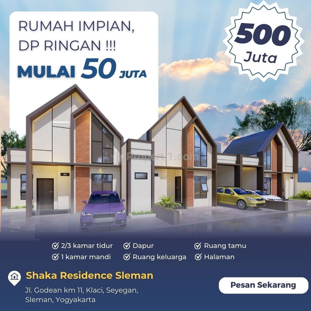Dipasarkan Rumah Skandinavian 7 Unit Bisa KPR DP 50 Juta di Sleman