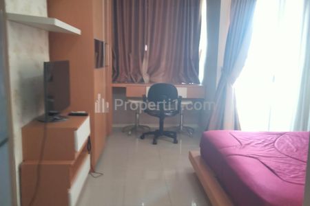 Sewa Apartemen Cosmo Terrace Thamrin City Tipe Studio Full Furnished, Dekat Grand Indonesia, Plaza Indonesia, dan Menara BCA