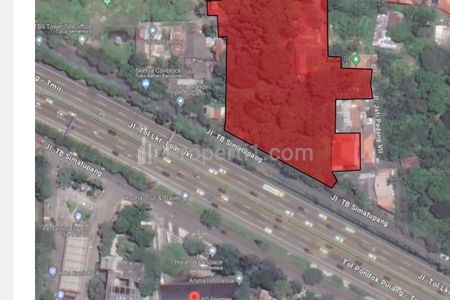 Sewa Tanah Lahan Kosong 7000 m2 di Pinggir Jalan TB Simatupang, Pasar Minggu, Zona Komersial, Jakarta Selatan