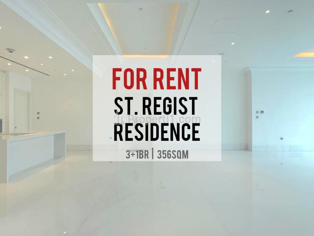 Sewa Cepat Apartemen St Regis, 3+1BR, 357sqm, Flexible Condition Can Furnish or Unfurnished, Direct Owner