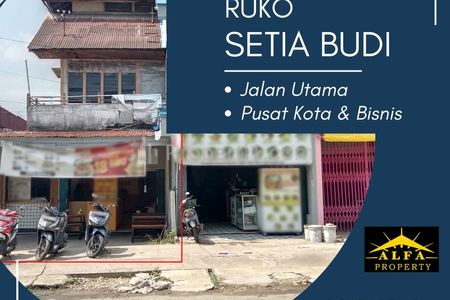 Dijual/Disewakan Cepat Ruko Posisi Hook Setiabudi Pusat Kota Pontianak