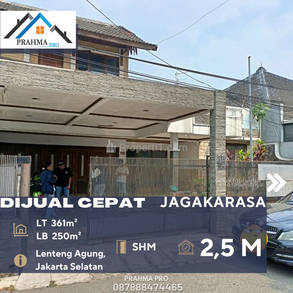 Dijual Cepat Rumah Letak Strategis di Daerah Lenteng Agung Jakarta Selatan