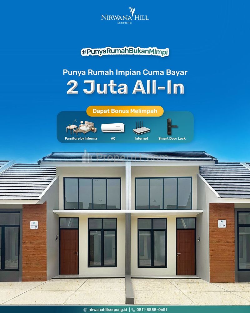 Dijual Rumah Minimalis 600 Jutaan di Gunung Sindur, Bogor