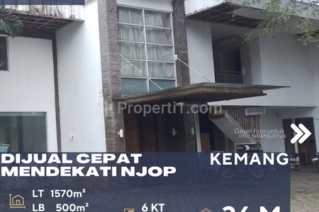 In The Heart of Kemang Dijual Rumah Tua Harga Mendekati NJOP