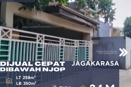 Dijual Cepat Rumah Dalam Komplek Harga di Bawah NJOP di Daerah Jagakarsa Jakarta Selatan