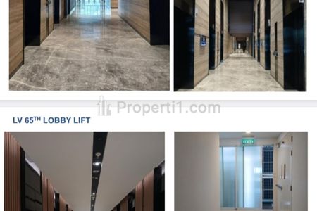 Jual Ruang Kantor, Bangunan Baru, Luminary Tower Lantai 65, Tersedia Berbagai Unit, Kondisi Bare, Thamrin Sudirman, Tanah Abang, Jakarta Pusat