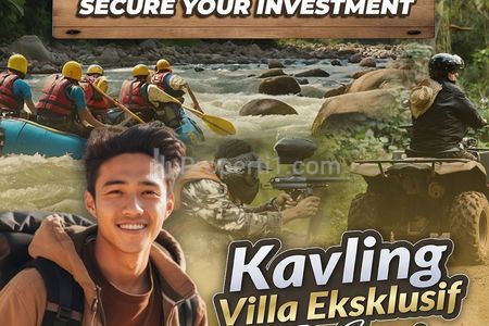 Jual Kavling Villa Ekslusif Tepi Sungai Citarik, Sukabumi