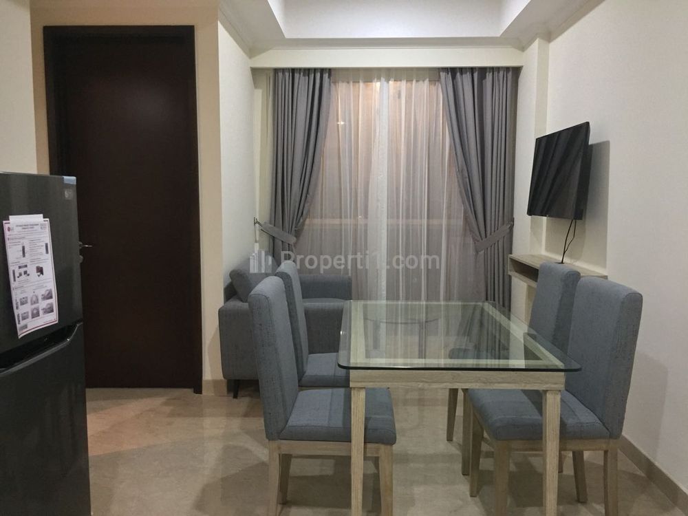 For Rent Apartemen Menteng Park Tipe 2 Bedrooms Fully Furnished, Dekat Taman Ismail Marzuki, RSCM, Bunda Hospital, dan Kampus UI Salemba