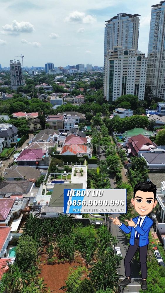 Jual Tanah Kavling Luas 1.193 m2 di Simprug Garden Jakarta Selatan