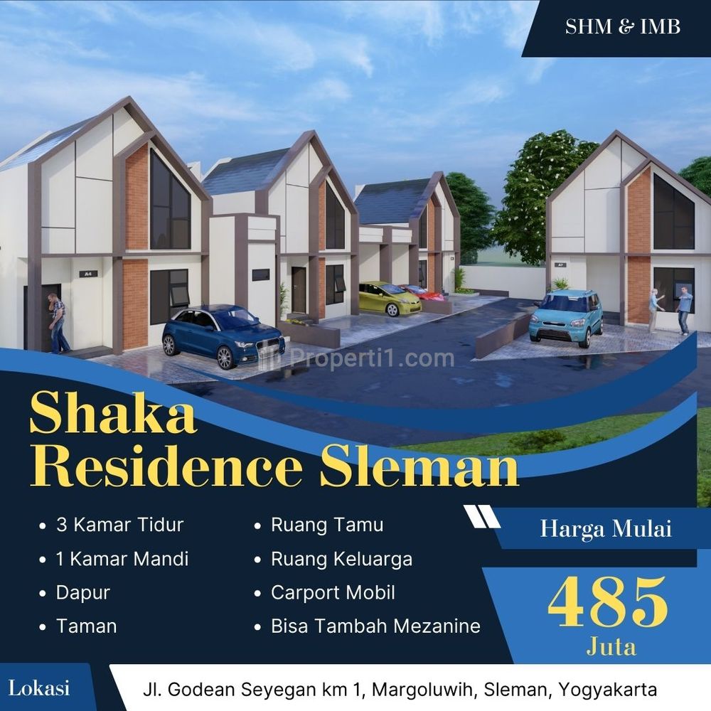 Dijual Rumah Dekat Pasar Godean Bisa KPR DP 10% di Sleman