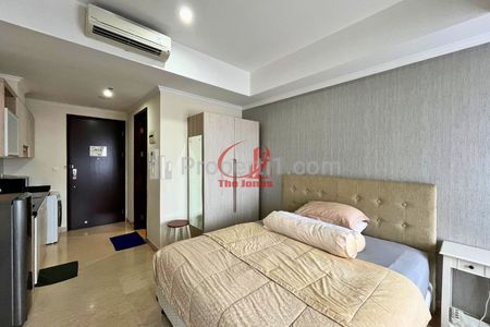 For Rent Apartemen Menteng Park Tipe Studio Fully Furnished, Dekat Taman Ismail Marzuki, RSCM, Bunda Hospital, dan Kampus UI Salemba