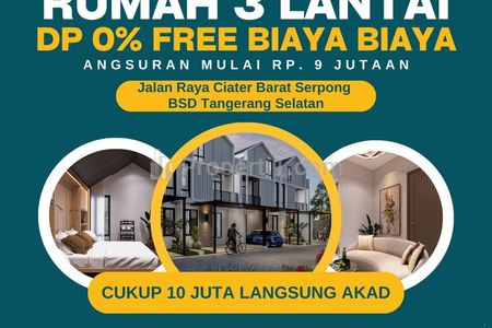 Dijual Rumah Termurah di BSD Serpong Tangsel 10 Juta All In