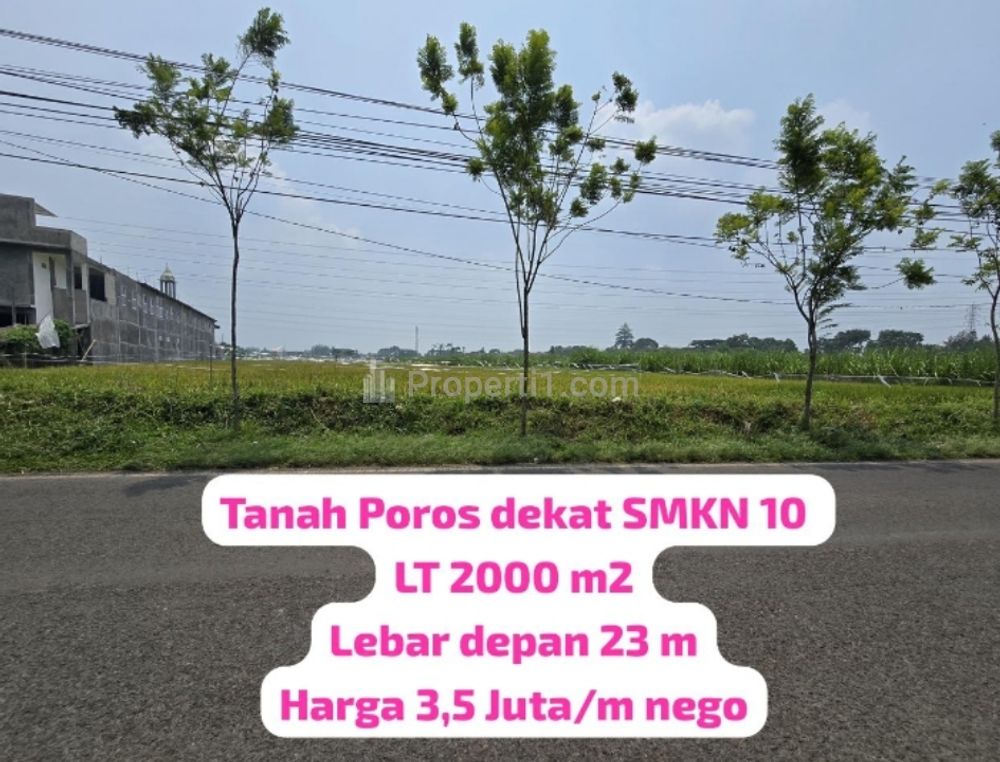 Jual Tanah Strategis 2000 m2 di Telogowaru Malang, Dekat Pasar Gadang