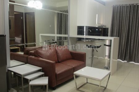 Sewa Apartemen Mediterania Garden Residences 2 Type 2BR Furnish Ukuran 44m2