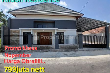 Dijual Rumah Siap Huni Luas Nyaman Dekat Kampus UII Jogja Sleman