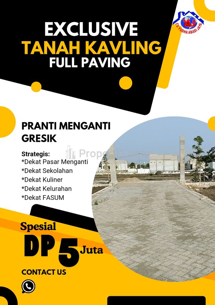Jual Tanah Kavling di Menganti Gresik