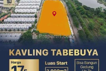 Jual Tanah Kavling Komersial Tabebuya di Jln BSD Raya Pusat, BSD City