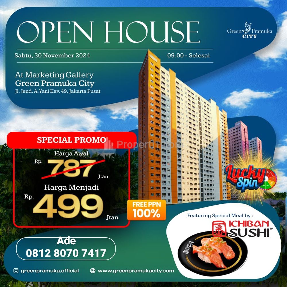 Hadirilah Open House pada hari Sabtu tanggal 30 November 2024, mulai jam 09 wib - selesai