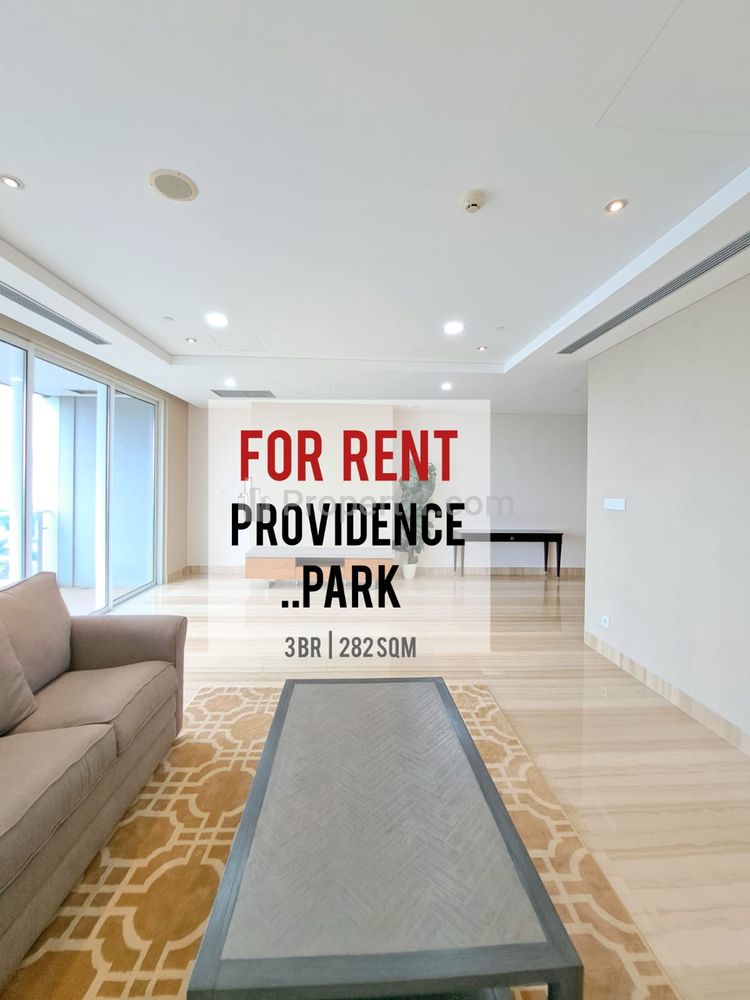 Sewa Cepat Providence Park Apartemen Jakarta Selatan, 3+1 BR, 283sqm, Furnished, Bagus, Ready Move in, Direct Owner, Yani Lim