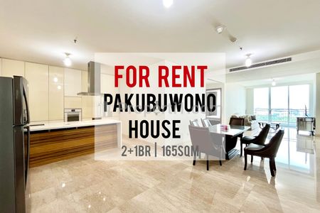 Sewa Cepat Apartemen Pakubuwono House 2BR+1Study, 165sqm, Furnished, Bagus, Siap Masuk, Direct Owner, Yani Lim